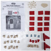 HARDWARE PACK: Tan Fastener, spacer Tan, Runner Tan, Plastic Screws Tan/Red, Screw (h), Screw G (24), Roof Lock, Flag Post, Tool, Pan Head Screws, Screws J (8)