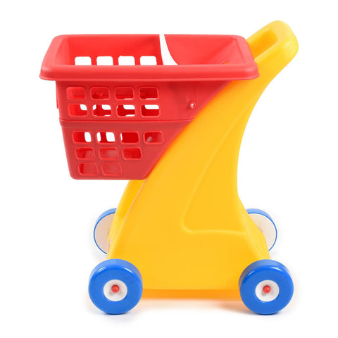 Toy shopping cart lets kids’ mimic trips to the grocery store, just like mom and dad
