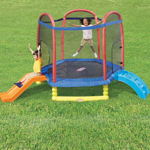 Climb n Slide 7ft trampoline